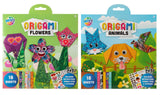 Moxy origami 19.5x19.5cm 18 velen 2 assorti bloemen dieren - afbeelding 1