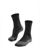 Falke tk2 anti-blaar dik wol functioneel materiaal wandelsokken dames zwart - maat 39-40