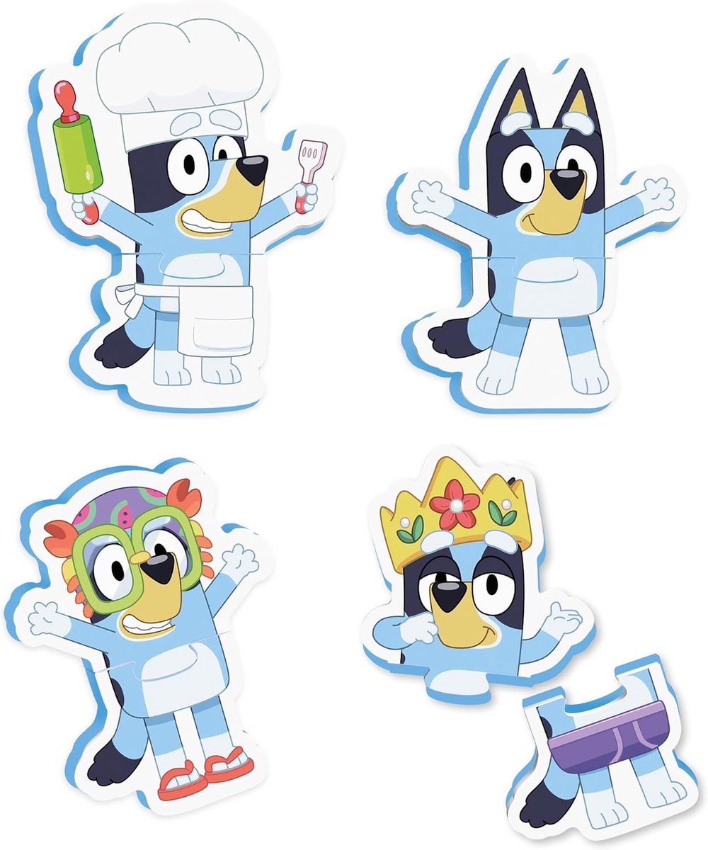 Tomy badpuzzel bluey multicolor schuim speelgoed voor kinderen.