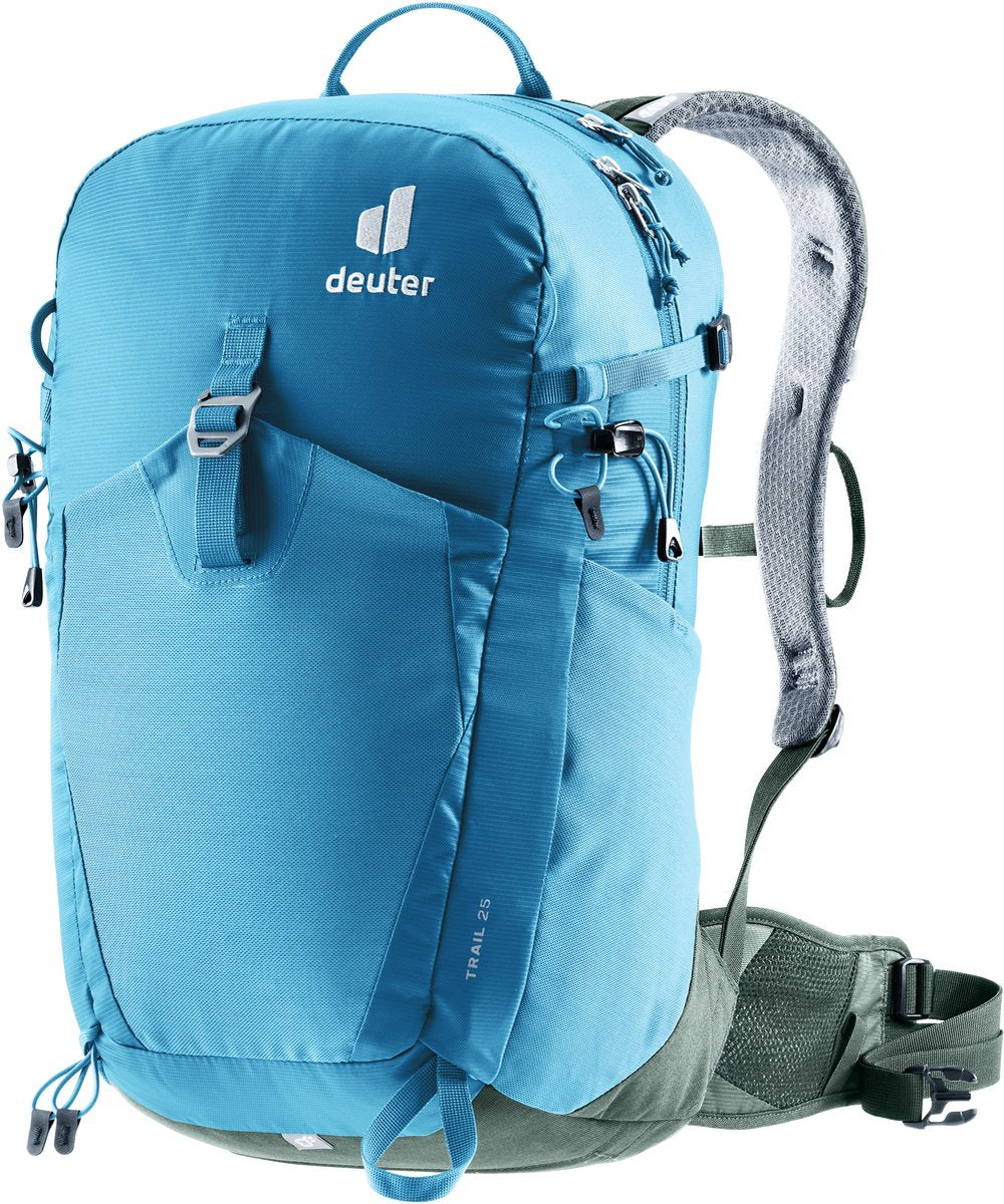 Merkloos sans marque wandelrugzak deuter trail blauw 25 l