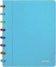 Atoma tutti frutti schrift, ft a5, 144 bladzijden, commercieel geruit, transparant blauw