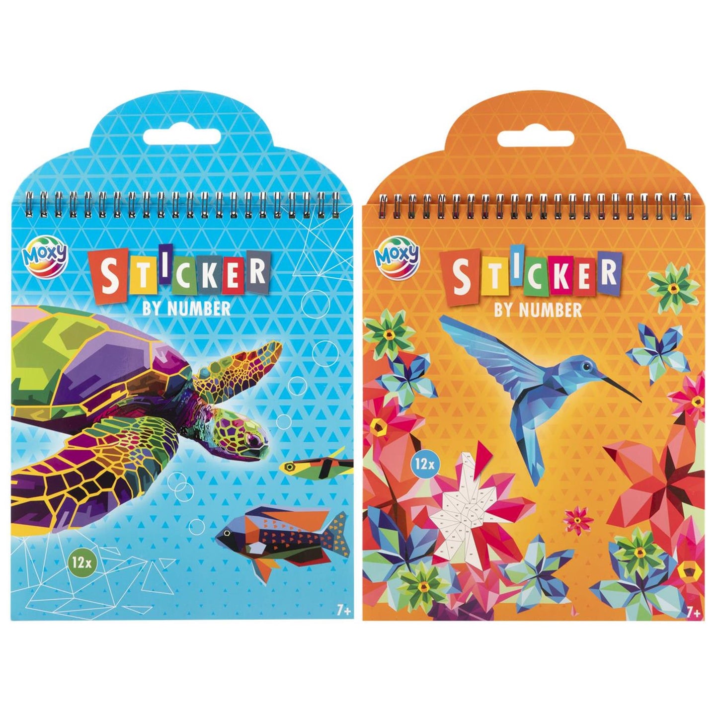 Moxy sticker op nummer 24x20cm