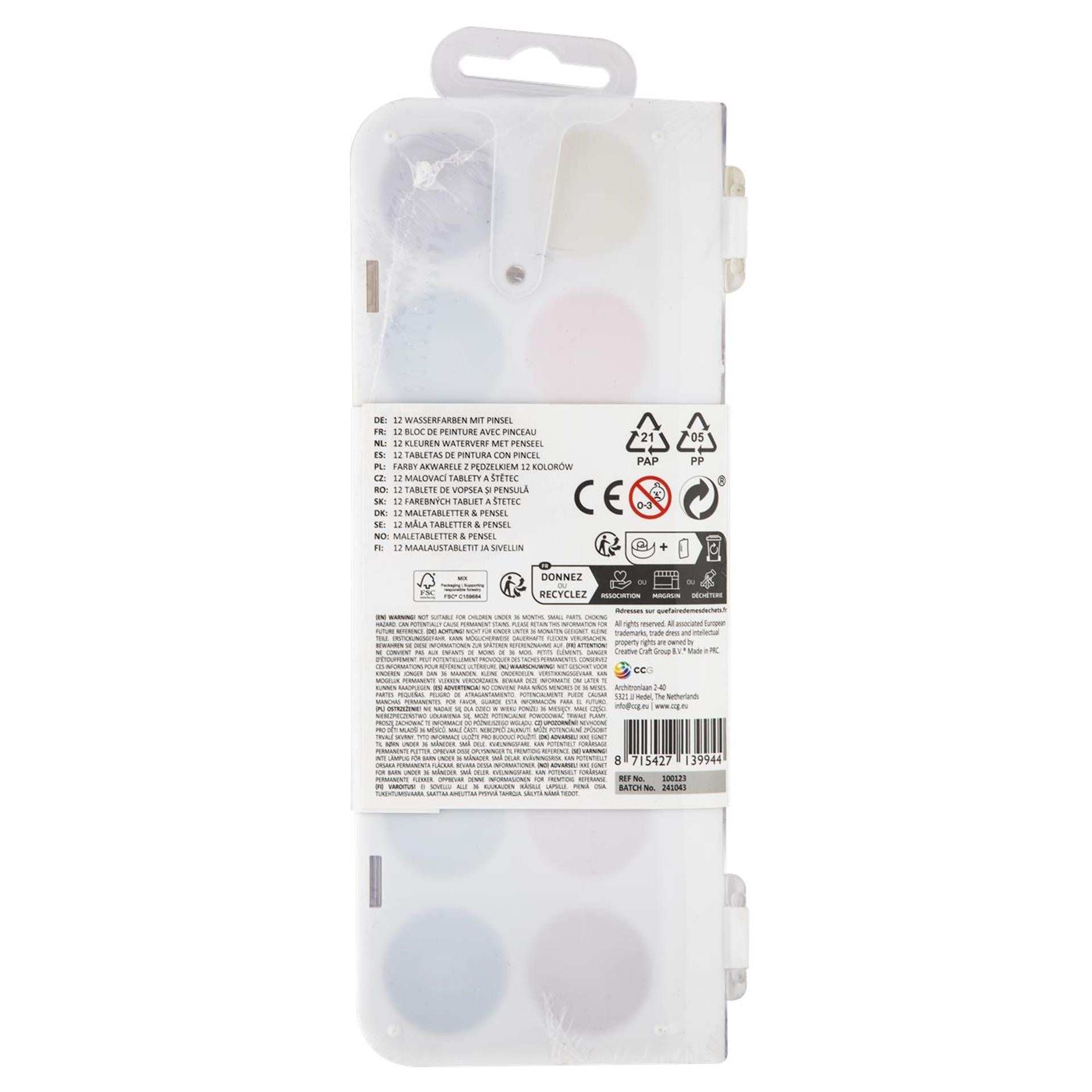 Moxy 12 neon verftabletten incl. penseel