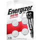 Energizer Lithium 3V knoopcel batterijen (CR2016) 4 stuks