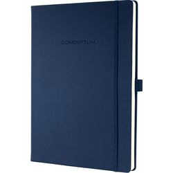 Notitieboek sigel conceptum gelijnd donkerblauw