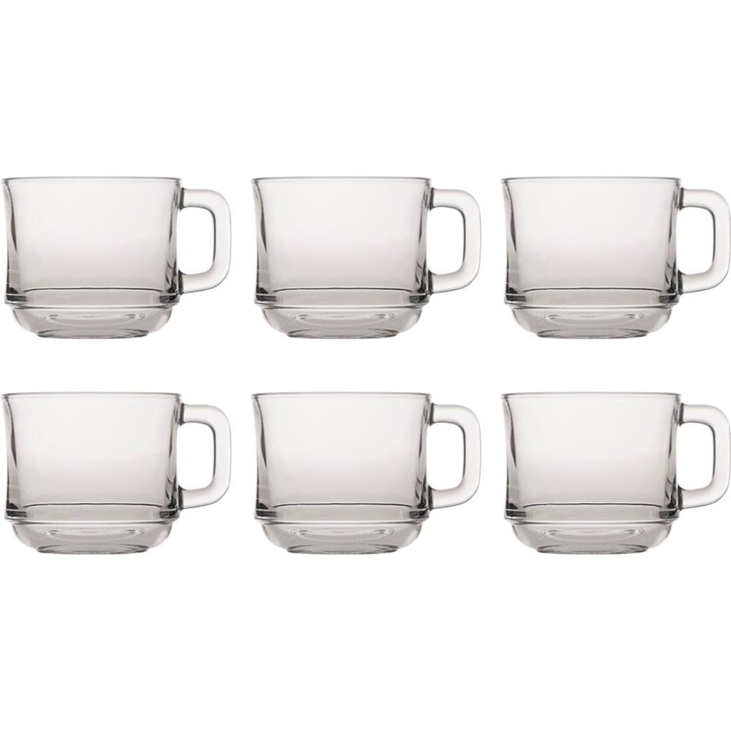 Duralex theeglas lys stapelbaar hardglas 220ml 6 stuks dia8x7.1cm