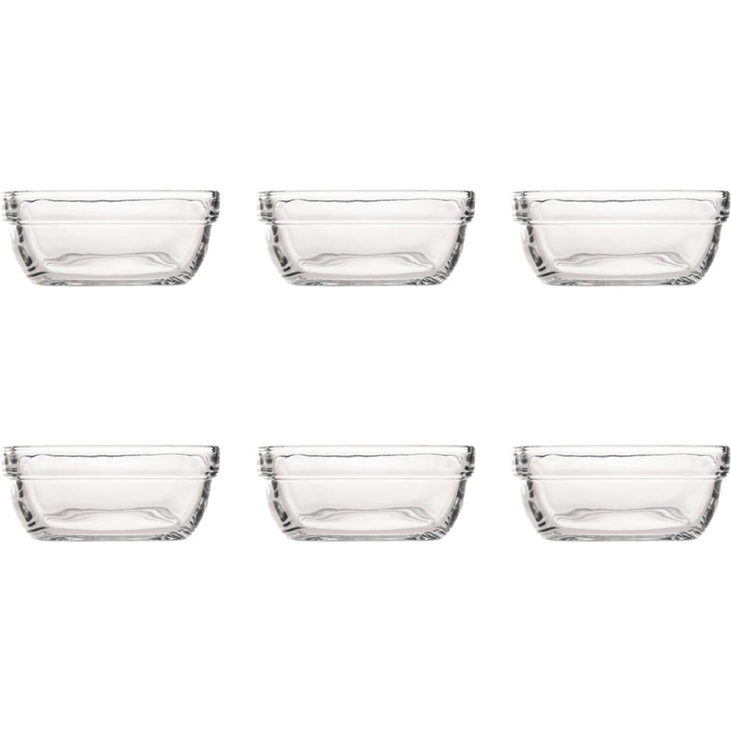 Duralex schaal carre 11cm 6 stuks