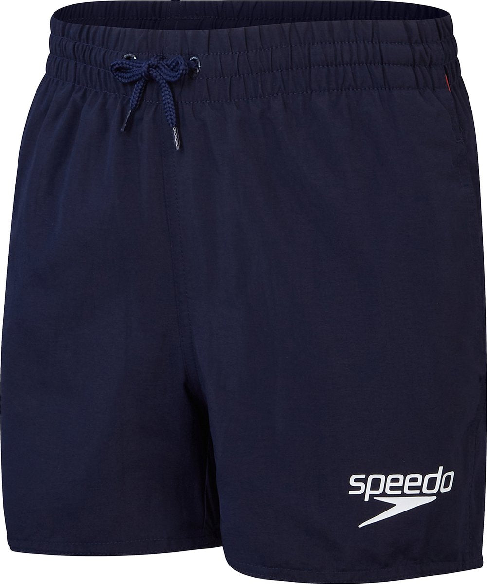 Speedo essential 13 watershort heren - zwembroek heren - zwemshort heren met zijzakken - zwembroek mannen met elastische tailleband - marine - l