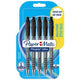 Paper mate flexgrip ultra-balpennen met drukknop | medium punt (1,0 mm) | zwart | 5 stuks