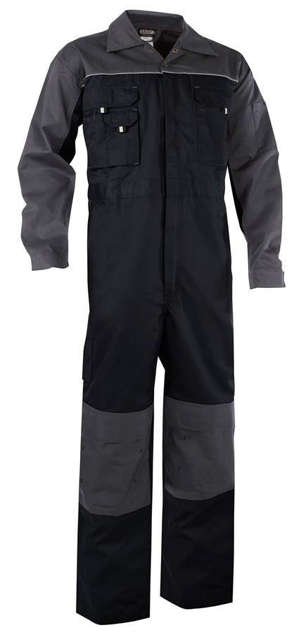 Dassy overall cannes p k zwart grijs m