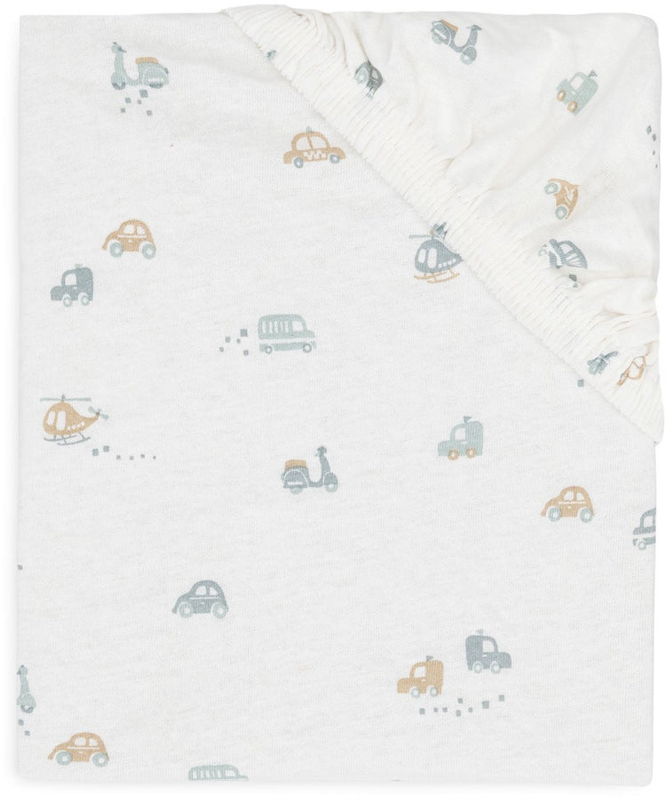 Jollein baby - hoeslaken wieg jersey 40 50x80 90cm - babybed - zacht katoen - on the go