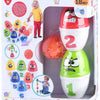Playgo play bowlingset speelgoed met gezichten - kleurrijk kinderspel.