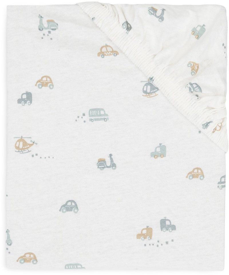 Jollein baby - hoeslaken wieg jersey 40 50x80 90cm - babybed - zacht katoen - on the go