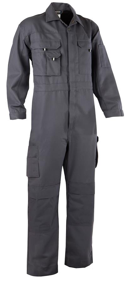 Dassy overall nimes katoen grijs m