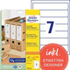 Etiket avery ultragrip wit