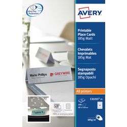 Visitekaartjes avery c32253-25 wit