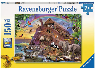 Ravensburger puzzel xxl 150 stukjes, onderweg met de ark van noach , leeftijd: vanaf 7 jaar afmeting: 49x36 cm