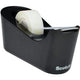 Plakbandhouder + 1 rol scotch c-18 zwart