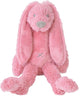 Happy horse konijn richie knuffel 28cm - donkerroze - baby knuffel