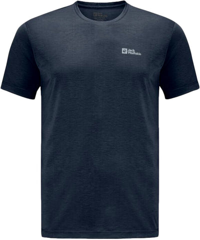Jack wolfskin vonnan s s t m heren t-shirt-midnight sky