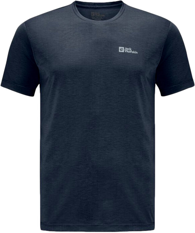 Jack wolfskin vonnan s s t m heren t-shirt-midnight sky