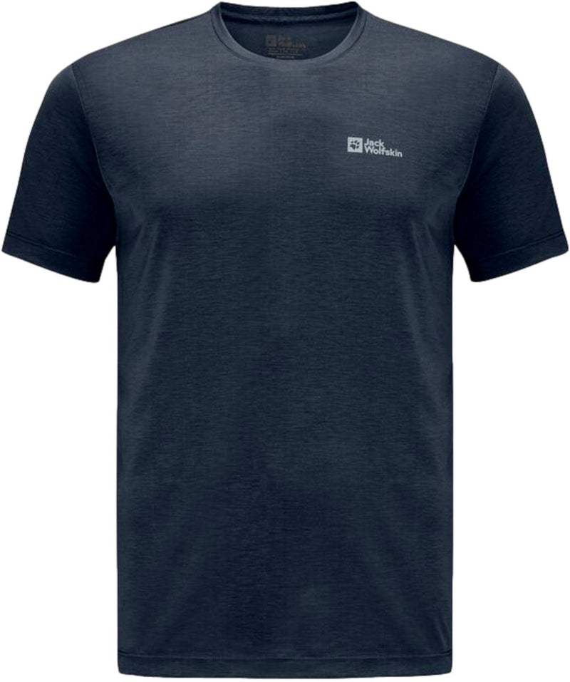 Jack wolfskin vonnan s s t m heren t-shirt-midnight sky