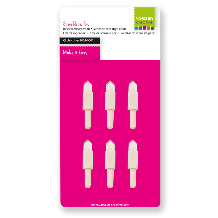 Vaessen creative • reservemesjes voor cirkelsnijder 6st.