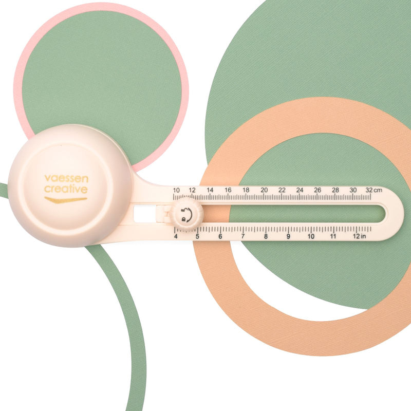 Vaessen creative • cirkelsnijder ø32cm incl. 3 reservemesjes