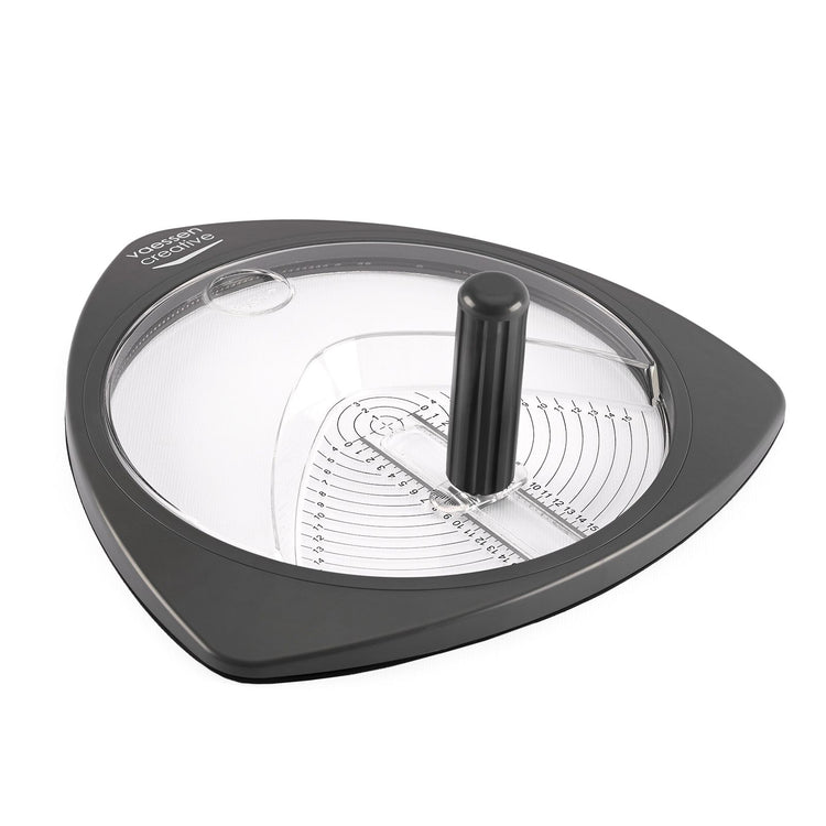 Vaessen creative • cirkelsnijder ø15cm incl. 3 reservemesjes graphite