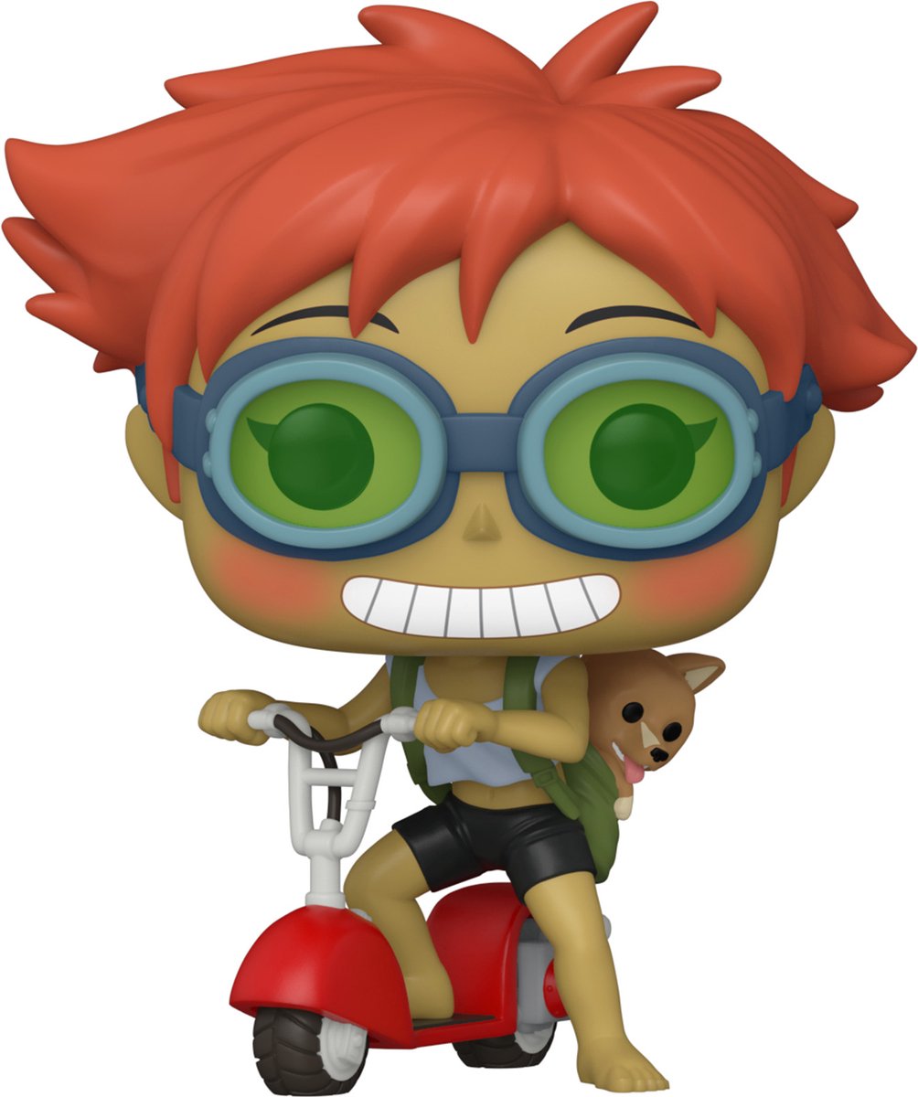 Funko cowboy bebop pop! animation vinyl figure edward on scooter w ein 9 cm pop! figuur