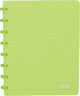 Atoma trendy schrift | ft a5 | 144 bladzijden | gelijnd | transparant groen