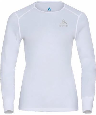 Odlo active warm lange mouw thermoshirt dames - wit - maat m