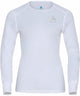 Odlo active warm lange mouw thermoshirt dames - wit - maat m