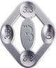 Bbb cycling turner ii spakenspanner voor 4 verschillende diameters - compacte spaakspanner- fietsgereedschap - btl-15