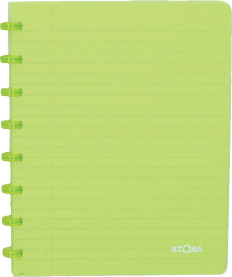 Atoma schrift trendy a5 q5 groen rood paars