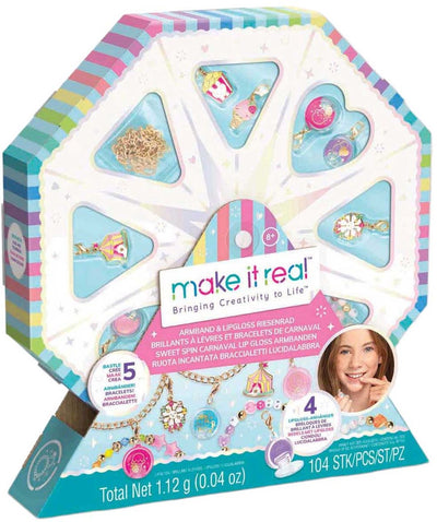 Spectron make it real - sweet spin carnaval lipgloss armbanden set