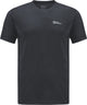 Jack wolfskin vonnan s s t m heren outdoorshirt - phantom- maat s