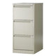 Archiefkast 3 laden cylinderslot 470x622x1016mm beige