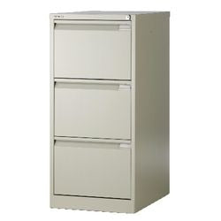 Hangmappenladenkast 3 laden cylinderslot 470x622x1016mm beige