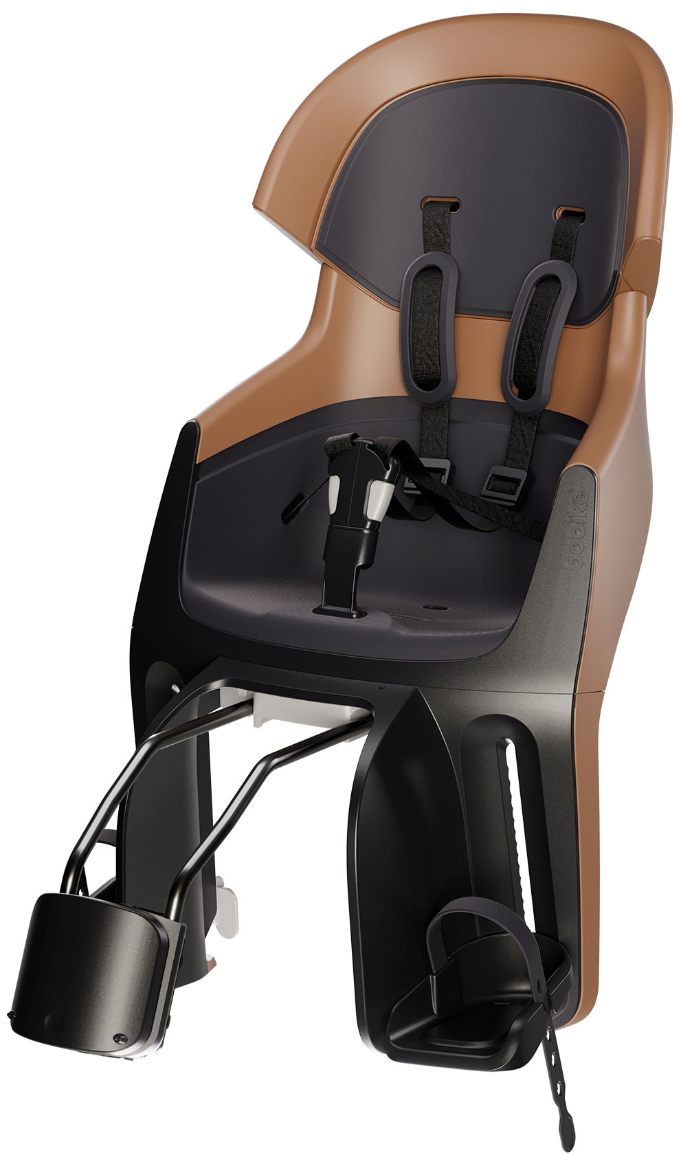 Bobike kinderzitje achter evolve maxi - framebevestiging - cinnamon brown