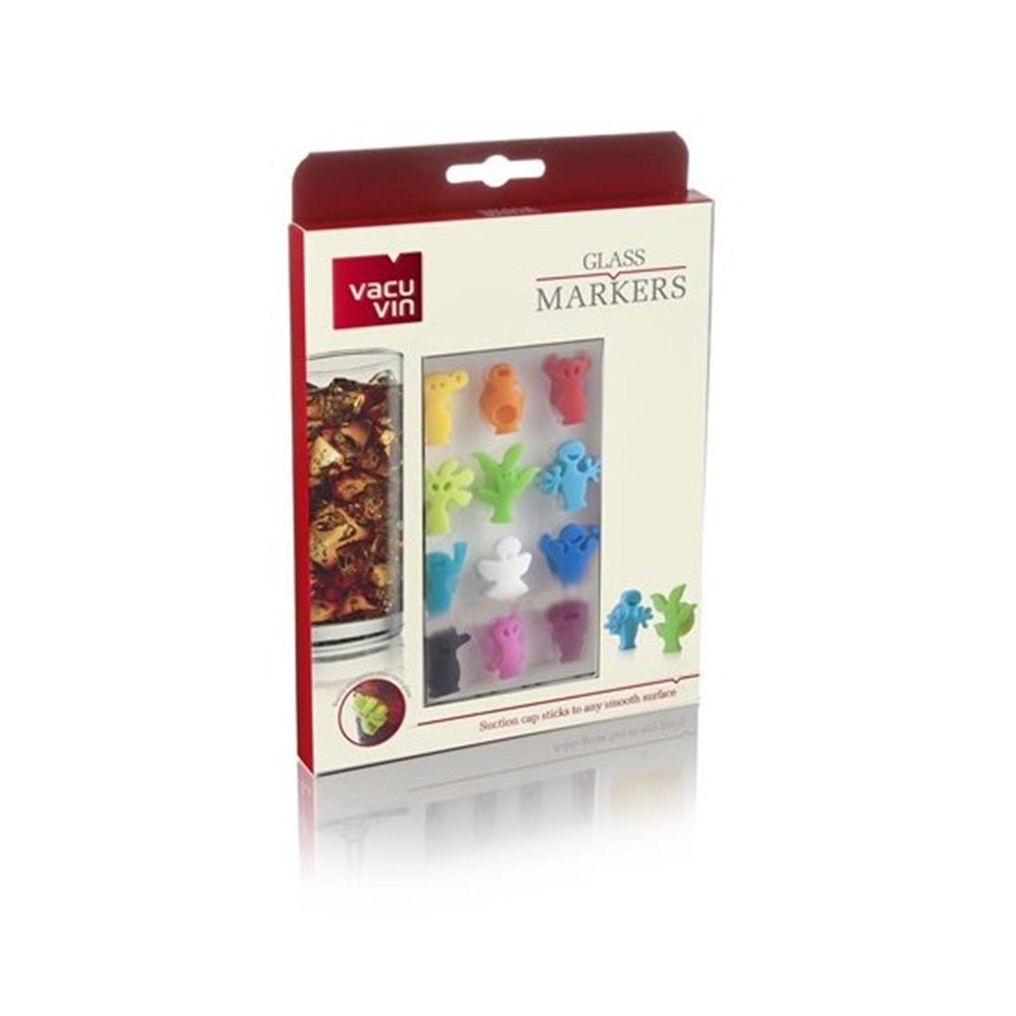 Vacu vin vacuvin glass markers party people - set van 12 stuks