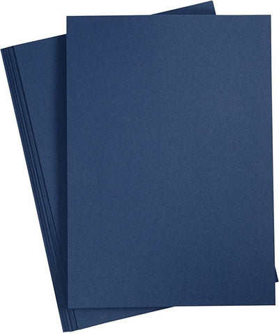 Colortime karton blauw a4 220g, 10st.