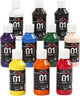 A-color acrylverf - assortiment, kleuren assorti, 01 - glossy, 100 ml