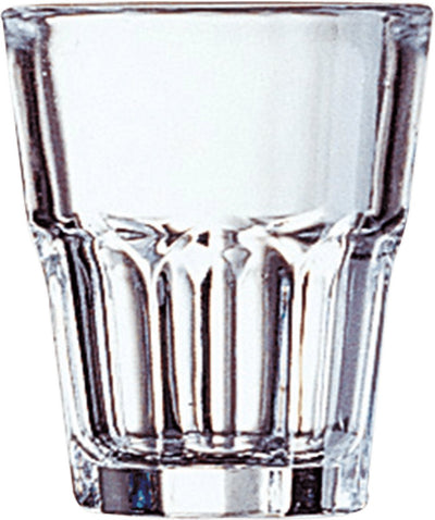 Arcoroc granity shotglazen 4,5 cl 45 ml | set van 12 stuks | geschikt voor sterke drank | glas | vaatwasserbestendig | voor thuis en horeca