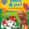 Paw patrol verjaardagsboek - hoera, 4 jaar!