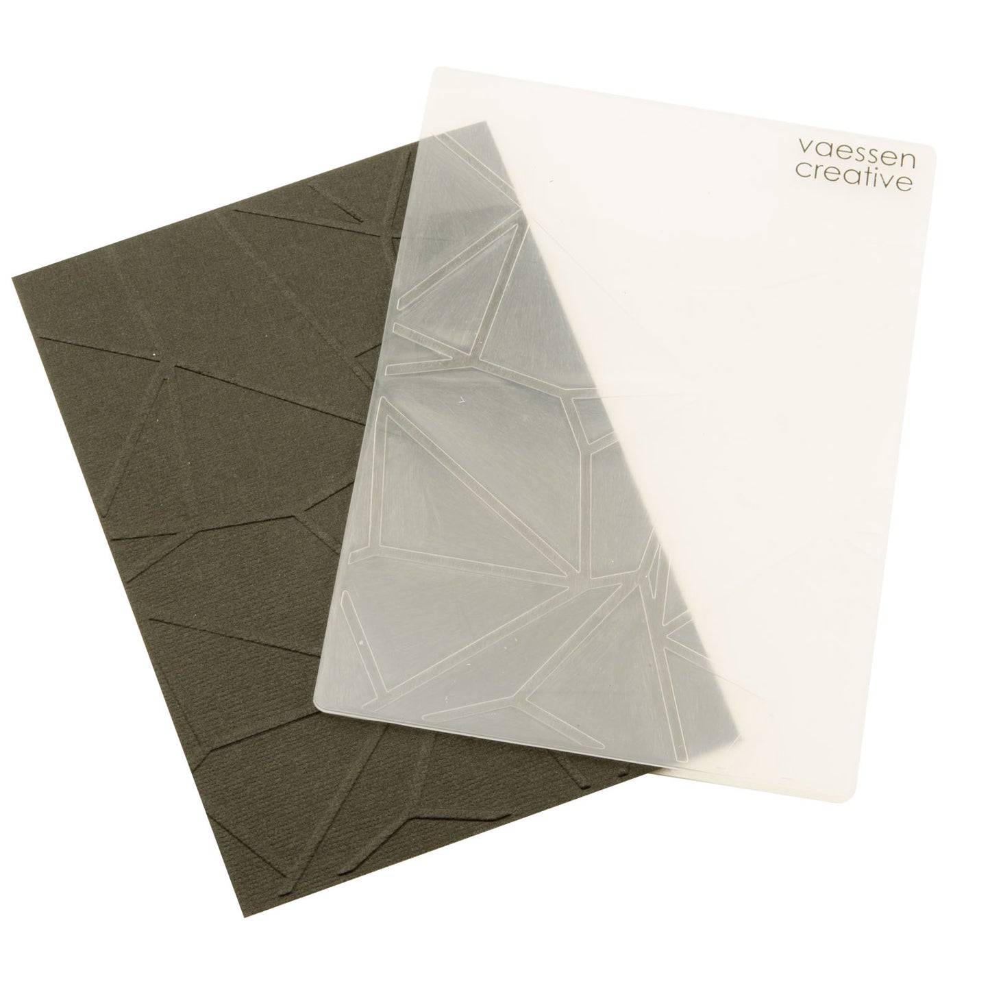 Vaessen creative • love it embossing folder grafische lijnen