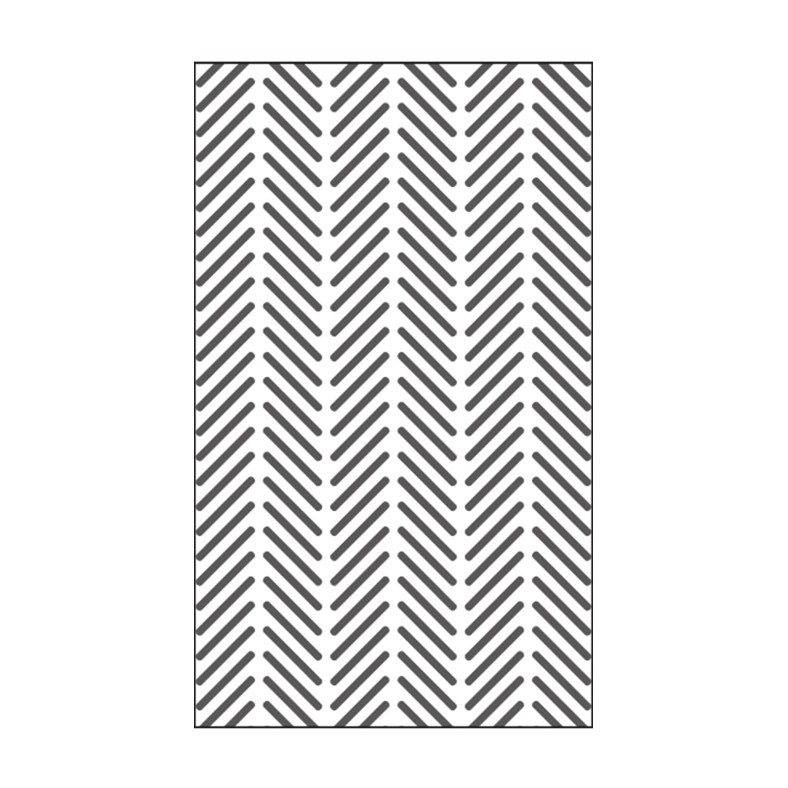 Vaessen creative • embossing folder visgraat