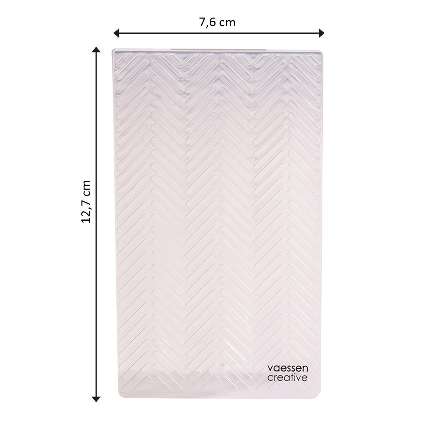 Vaessen creative • embossing folder visgraat