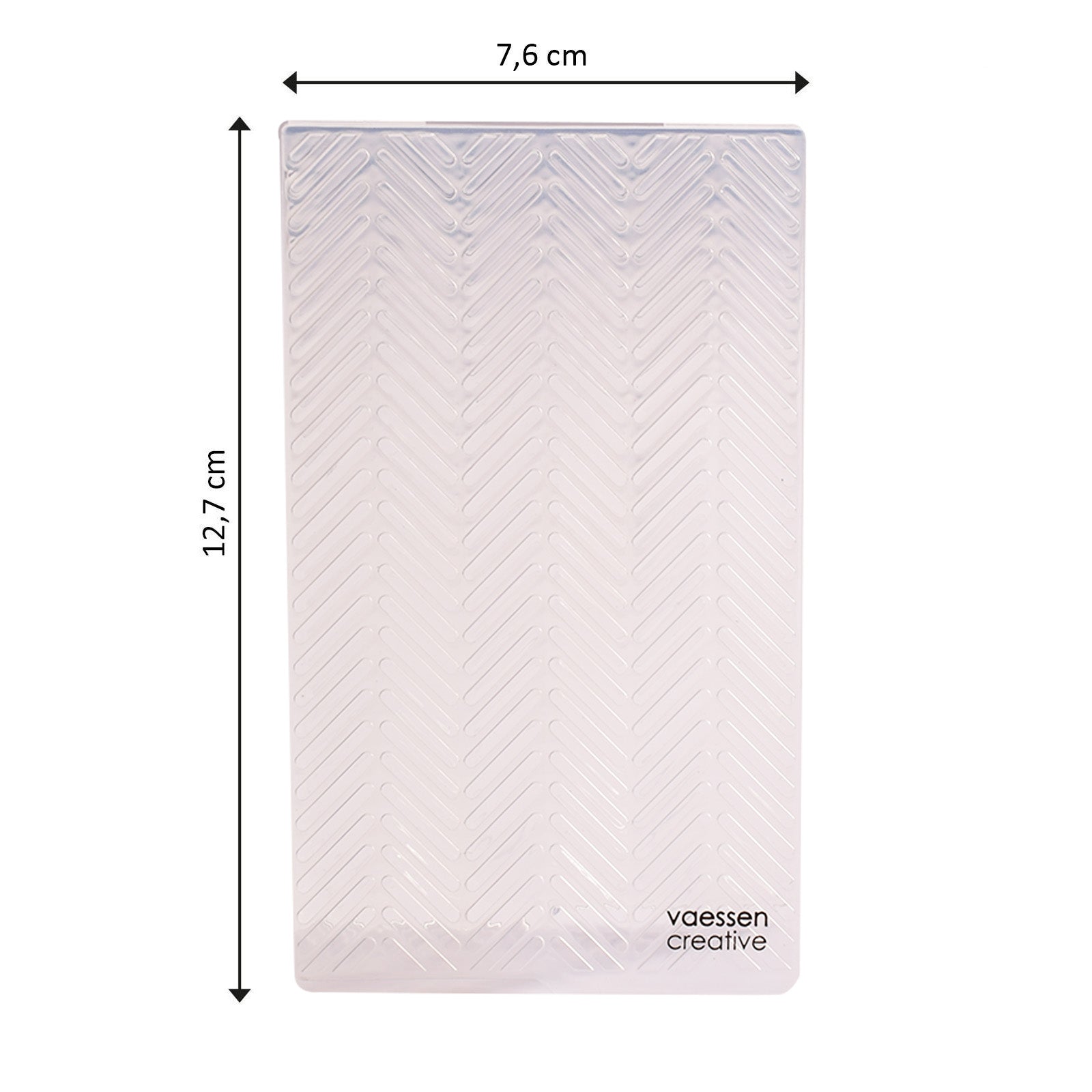 Vaessen creative • embossing folder visgraat