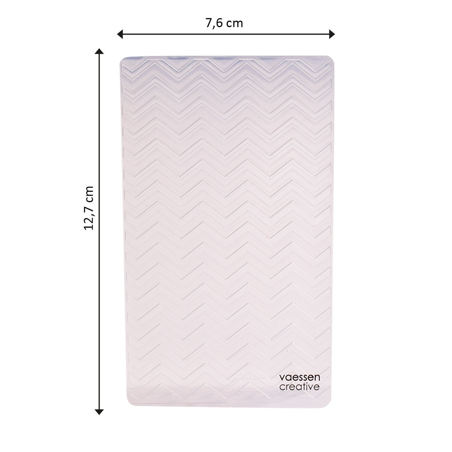 Vaessen creative • embossing folder zigzag lijn
